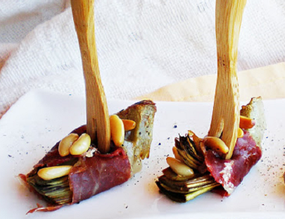 Receta alcachofa jamón